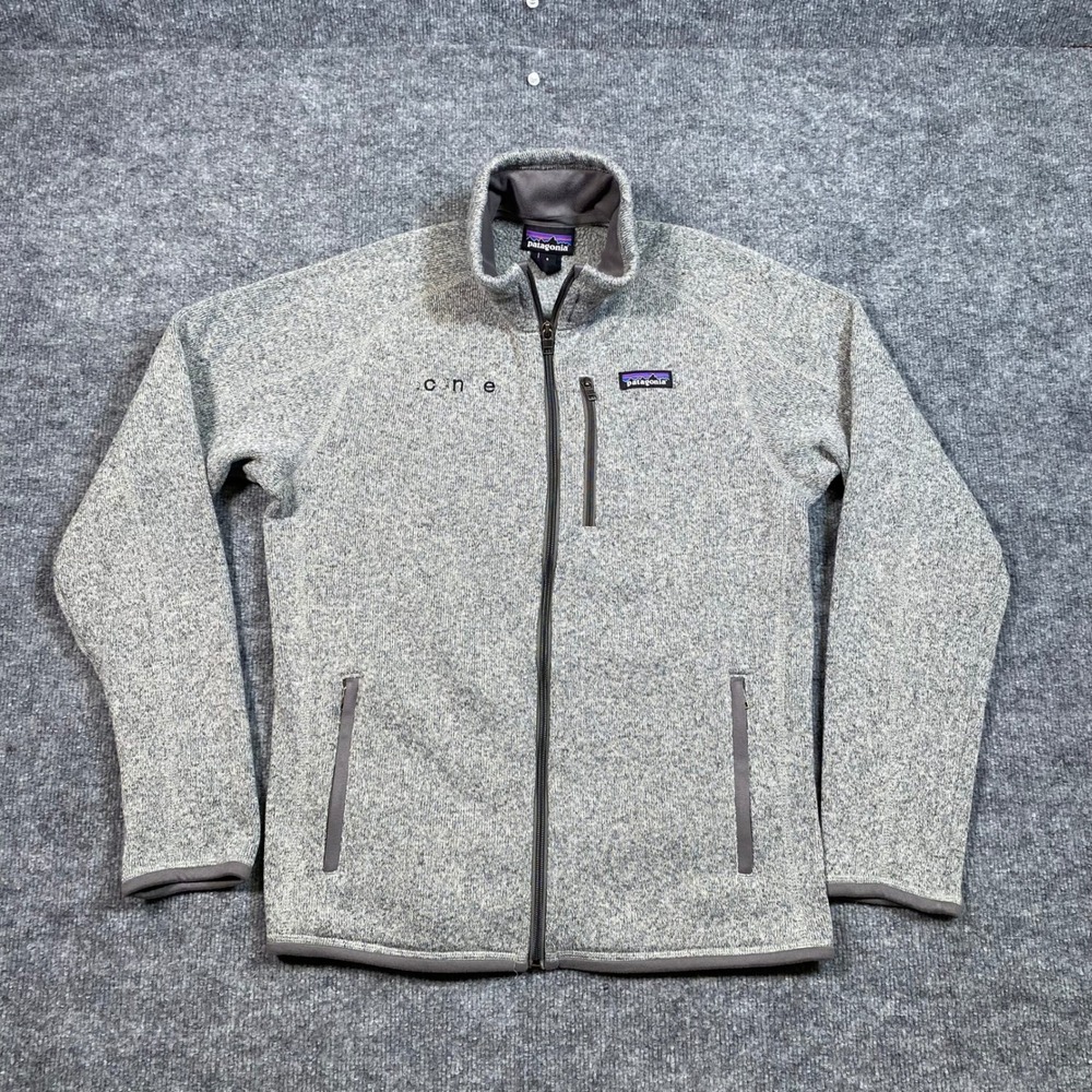 Patagonia Better Sweater Full Zip Fleece Jacket Mens Small Grey 25528 STH